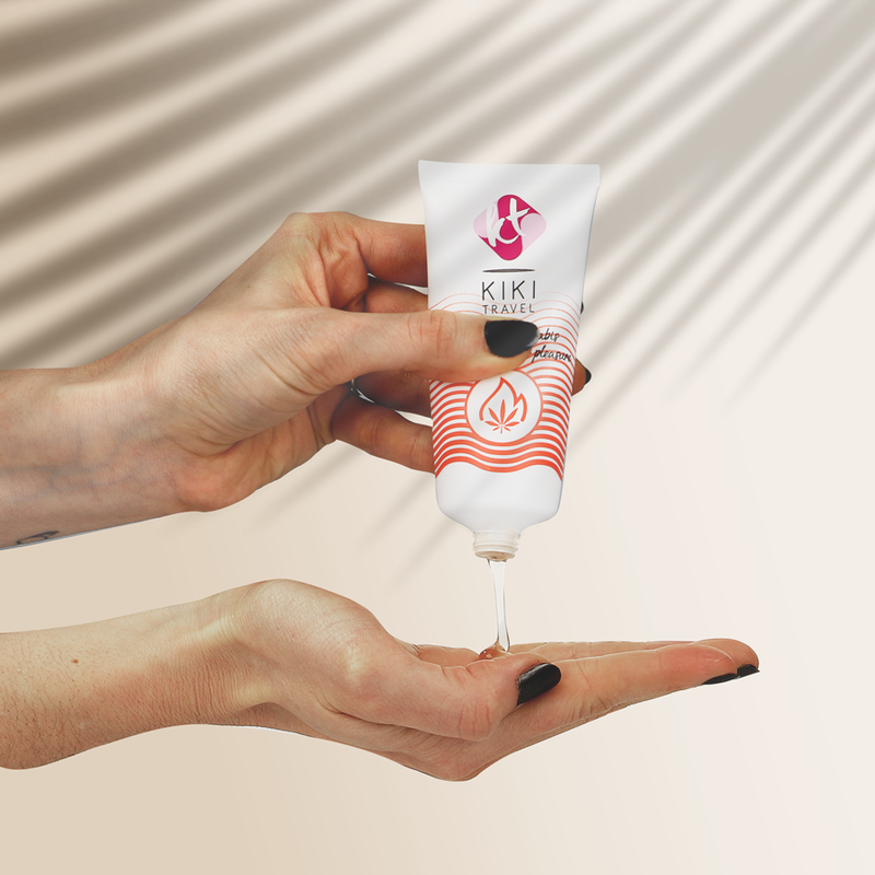 Comprar KIKÍ Travel Gel Deslizante Sabor Cannabis – Efecto Calor Intenso Con Tacto Sedoso-Noxtic