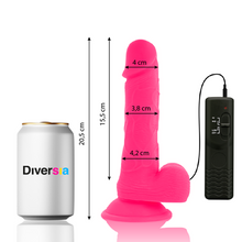 Comprar DIVERSIA Dildo Realista Flexible Rosa – Diseño Ergonómico Con Vibración Para Placer Personal-Noxtic