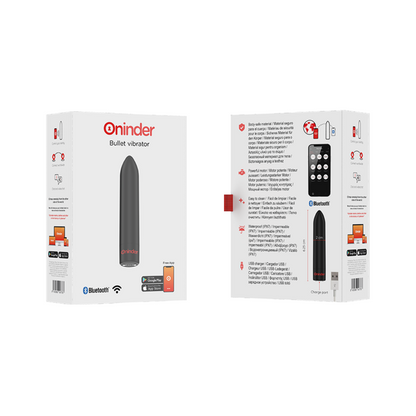 Comprar ONINDER Berlin Bala Vibradora Negra – Estimulador Con 9 Modos De Vibración Y App Gratuita-Noxtic