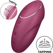 Comprar Satisfyer Tap & Climax 1 Rojo – Vibrador Recargable Con Diseño Ergonómico Para Placer Personal-Noxtic