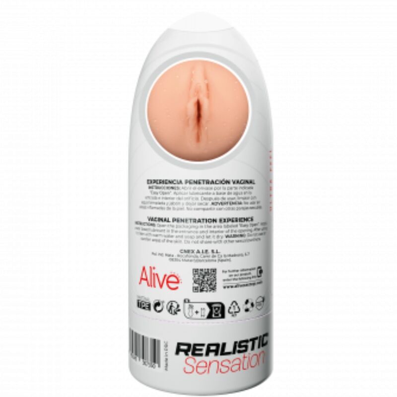 Comprar ALIVE Flex Masturbador Masculino Talla M – Diseño Realista Y Flexible Para Una Experiencia Única-Noxtic