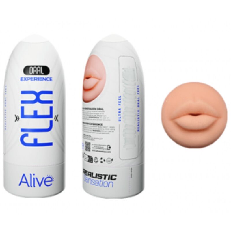 Comprar ALIVE Flex Masturbador Masculino Boca Talla M – Diseño Realista Para Experiencia Sensorial Única-Noxtic