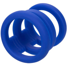 Comprar CALEXOTICS Admiral Jaula Triple Para Pene Azul – Diseño Ergonómico Con Silicona Líquida De Alta Calidad-Noxtic