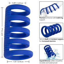 Comprar CALEXOTICS Admiral Jaula Xtreme Azul – Diseño Innovador Para Mayor Comodidad Y Soporte-Noxtic