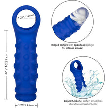 Comprar CALEXOTICS Admiral Beaded Funda De Silicona Azul – Diseño Innovador Para Placer Sensible-Noxtic