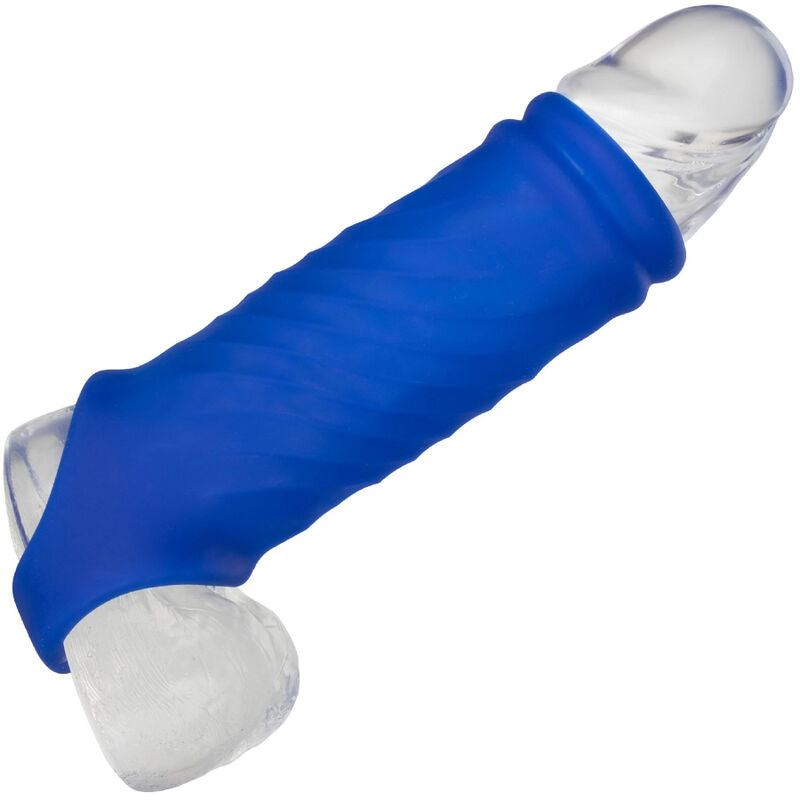 Comprar CALEXOTICS Admiral Wave Funda Silicona Azul – Aumento de Circunferencia Para Mayor Comodidad-Noxtic