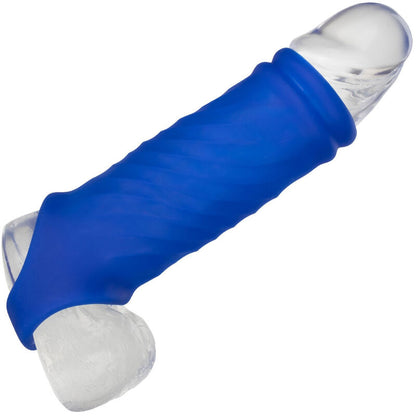 Comprar CALEXOTICS Admiral Wave Funda Silicona Azul – Aumento de Circunferencia Para Mayor Comodidad-Noxtic