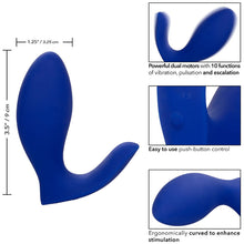 Comprar CALEXOTICS Admiral Rimming Estimulador Azul – Diseño Innovador Para Estimulación Intensa-Noxtic