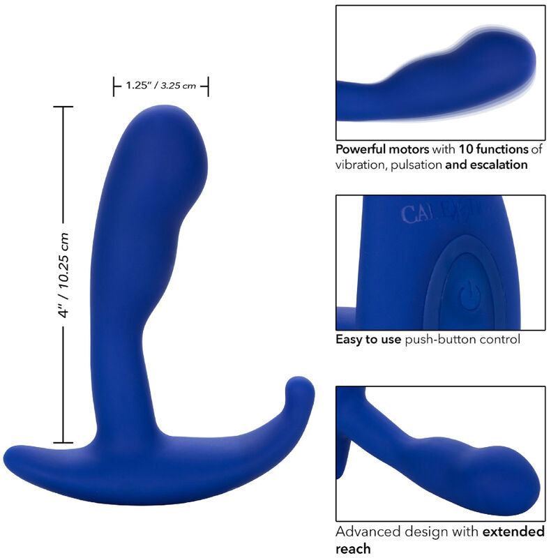 Comprar CALEXOTICS Admiral Curved Estimulador – Vibrador Anal Con Diseño Ergonómico Para Comodidad Avanzada-Noxtic