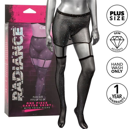 Comprar CALEXOTICS Falda De Liga Radiance Talla Grande – Diseño Elegante Para Realzar Tu Figura-Noxtic