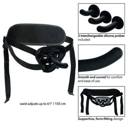 Comprar CALEXOTICS Boundless Kit Arnés Silicona Curvado – Juguete Versátil Con Diseño Ergonómico y Sondas Ajustables-Noxtic