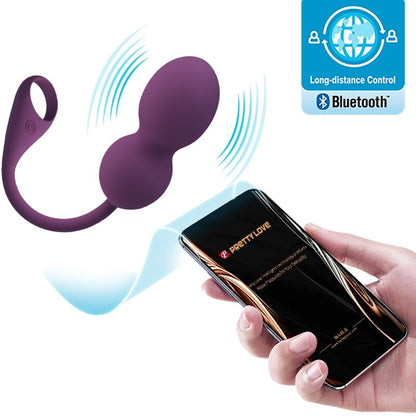 Comprar Pretty Love Elvira Kegel Balls Morado – Bolas Kegel Con Control Remoto Para Bienestar Sexual-Noxtic