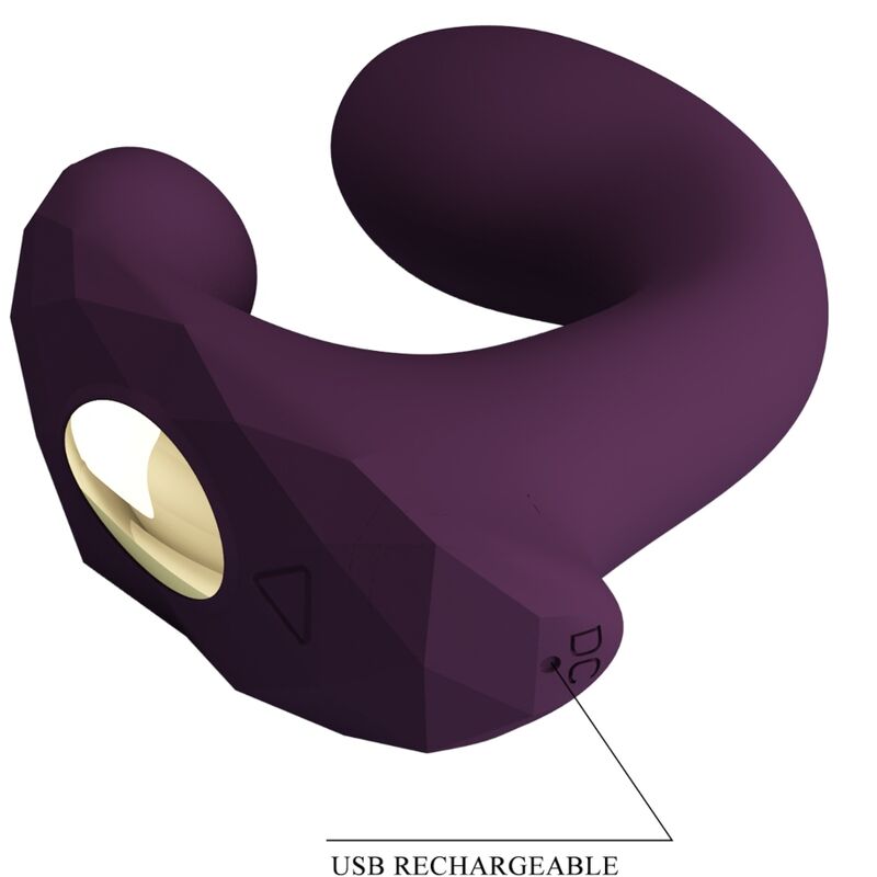 Comprar Pretty Love Billy Vibration Lila – Vibrador Recargable Con Doble Estimulación-Noxtic