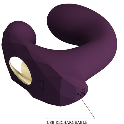 Comprar Pretty Love Billy Vibration Lila – Vibrador Recargable Con Doble Estimulación-Noxtic