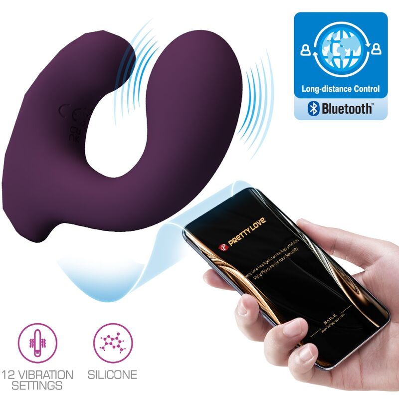 Comprar Pretty Love Billy Vibration Lila – Vibrador Recargable Con Doble Estimulación-Noxtic