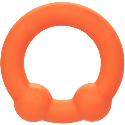 Comprar CALEXOTICS Alpha Anillo Doble Bola Naranja – Anillo Potenciador De Silicona Premium Para Mayor Placer-Noxtic
