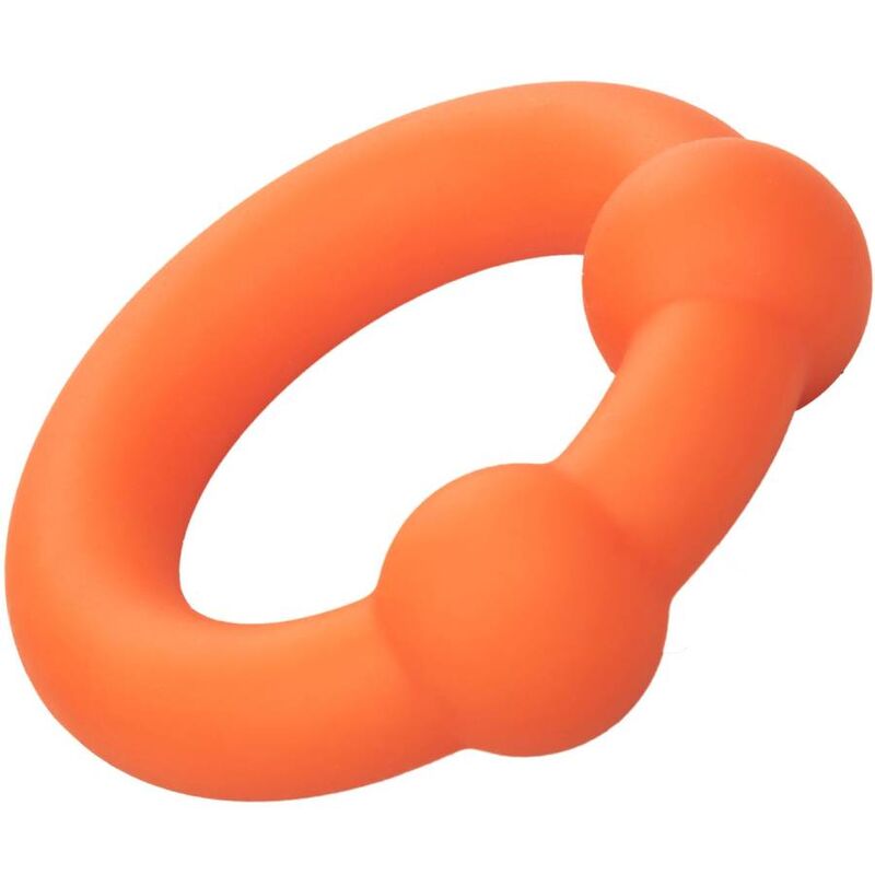 Comprar CALEXOTICS Alpha Anillo Doble Bola Naranja – Anillo Potenciador De Silicona Premium Para Mayor Placer-Noxtic