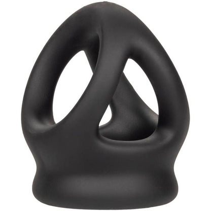 Comprar CALEXOTICS Alpha Anillo De Jaula Doble Negro – Diseño Innovador Con Silicona Líquida Para Comodidad Optimal-Noxtic