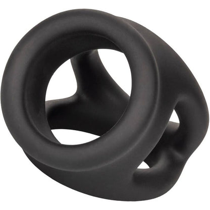 Comprar CALEXOTICS Alpha Anillo De Jaula Doble Negro – Diseño Innovador Con Silicona Líquida Para Comodidad Optimal-Noxtic