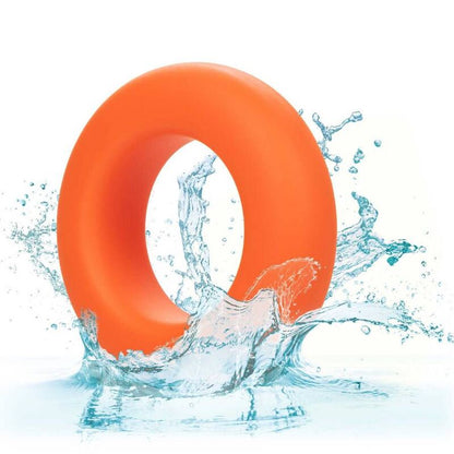 Comprar CALEXOTICS Alpha Anillo Prolong Grande Naranja – Diseño Confortable Para Placer Prolongado-Noxtic