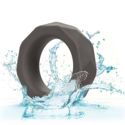 Comprar CALEXOTICS Alpha Anillo Prolong Prismatico Gris – Diseño Elástico Con Silicona Líquida De Alta Calidad-Noxtic
