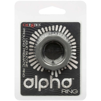 Comprar CALEXOTICS Alpha Anillo Prolong Prismatico Gris – Diseño Elástico Con Silicona Líquida De Alta Calidad-Noxtic