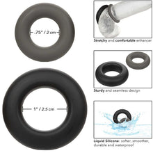 Comprar CALEXOTICS Alpha Set De 2 Anillos Prolong Gris – Conjunto Con Diseño Ergonómico Para Mayor Placer-Noxtic