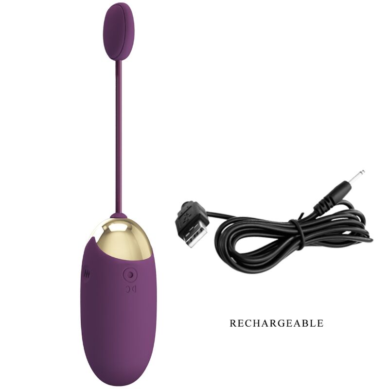 Comprar Pretty Love Abner App Lila – Huevo Vibrador Compacto Con Control Remoto Para Placer Personalizado-Noxtic