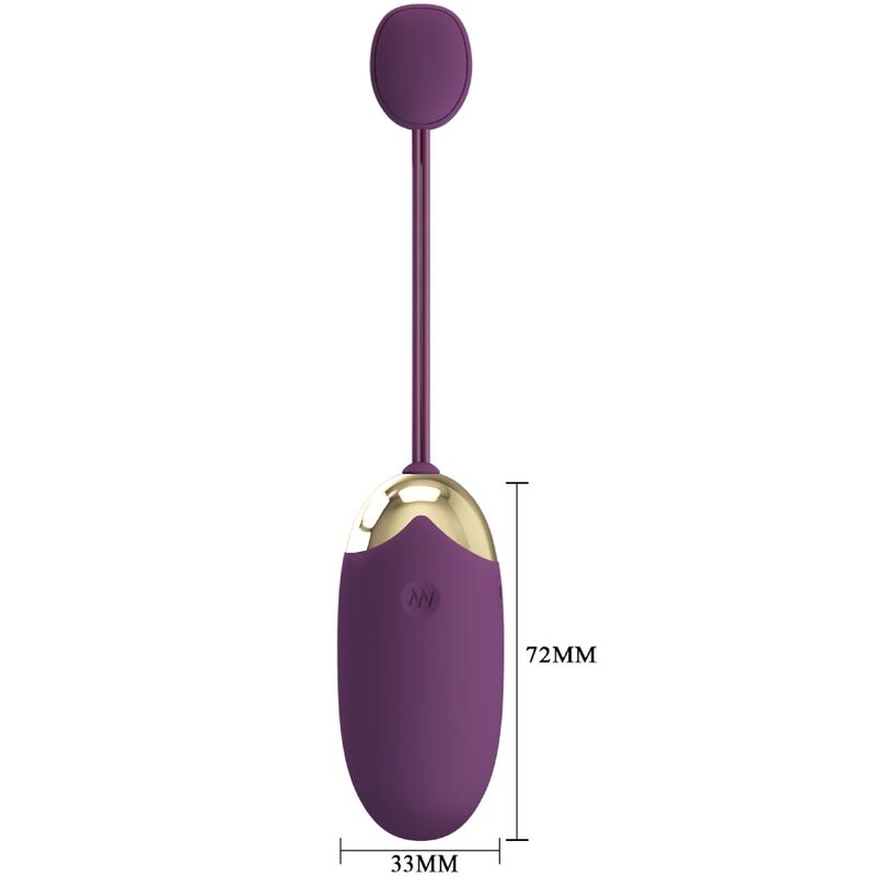 Comprar Pretty Love Abner App Lila – Huevo Vibrador Compacto Con Control Remoto Para Placer Personalizado-Noxtic