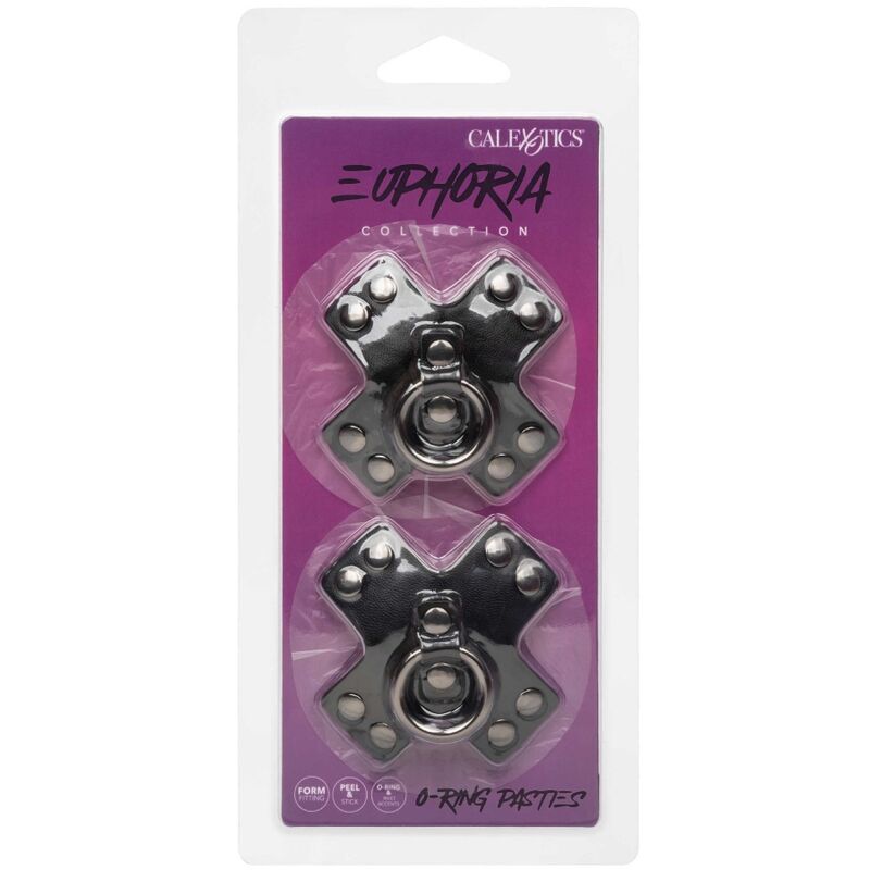 Comprar CALEXOTICS Euphoria Pezoneras Junta Tórica Negro – Accesorio Sensual Con Diseño Elegante-Noxtic