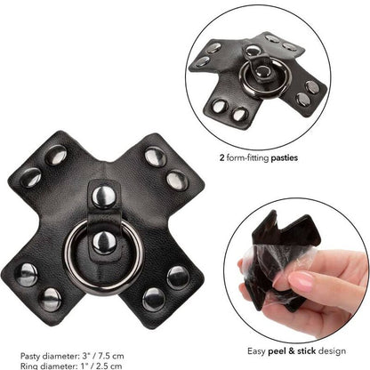 Comprar CALEXOTICS Euphoria Pezoneras Junta Tórica Negro – Accesorio Sensual Con Diseño Elegante-Noxtic