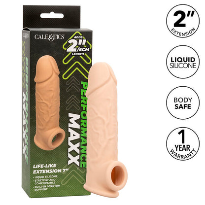 Comprar CALEXOTICS Performance Maxx Extensión Realista 7 Piel Claro – Aumento De Longitud Para Experiencia Mejorada-Noxtic