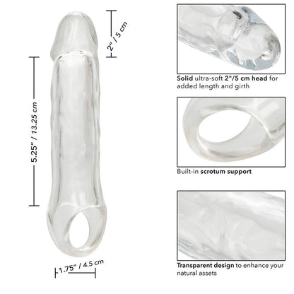 Comprar CALEXOTICS Performance Maxx Extensión Clara 7.5 – Aumento De Tamaño Con Diseño Transparente-Noxtic