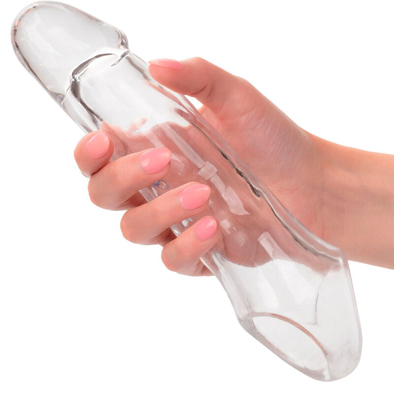 Comprar CALEXOTICS Performance Maxx Extensión Clara 7.5 – Aumento De Tamaño Con Diseño Transparente-Noxtic