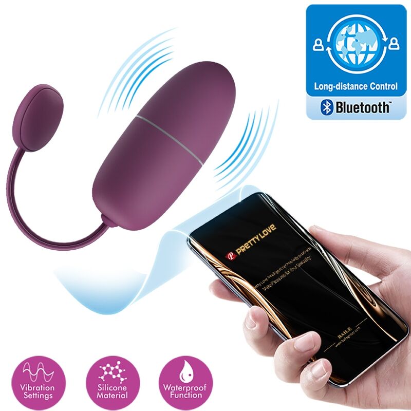 Comprar Pretty Love Nymph Huevo Vibrador – Controlado Por App Con Diseño Elegante-Noxtic
