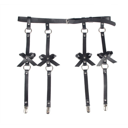 Comprar SUBBLIME Arnés De Pierna Cadena Cuero Negro Talla Única – Accesorio Elegante Para Placer Con Estilo-Noxtic