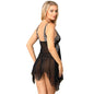 Comprar SUBBLIME Babydoll Tul Con Encaje S M – Diseño Elegante Con Confort Sensacional-Noxtic