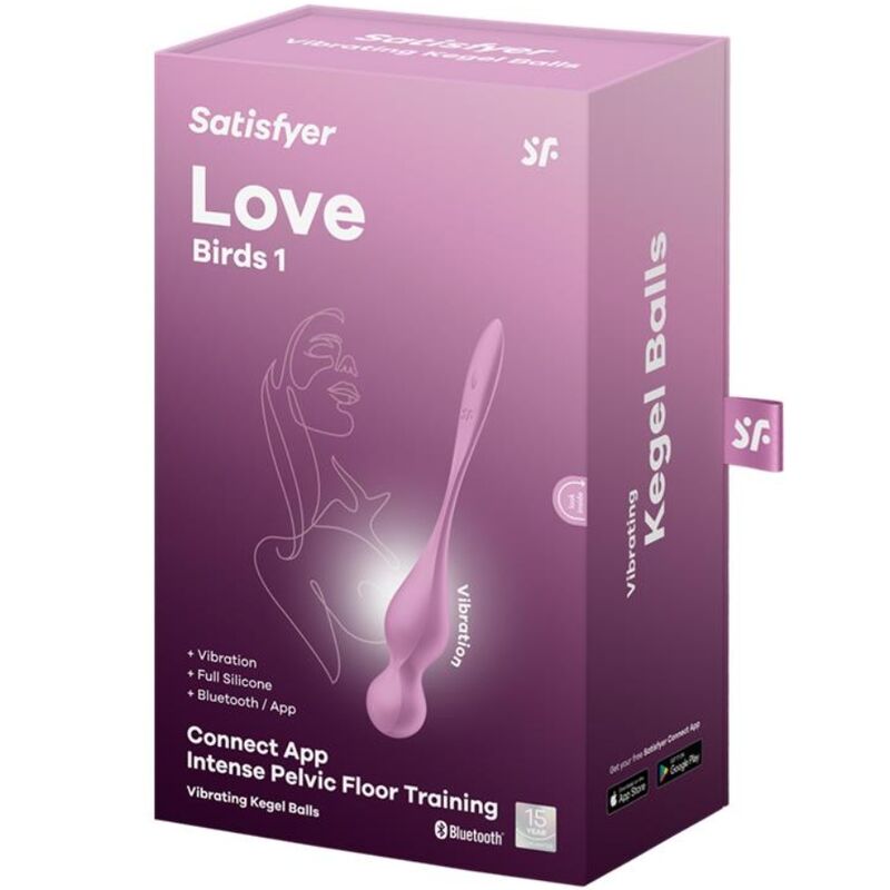 Comprar Satisfyer Love Birds Bolas Kegel Vibradoras Rosa – Diseño Ergonómico Para Bienestar Sexual-Noxtic