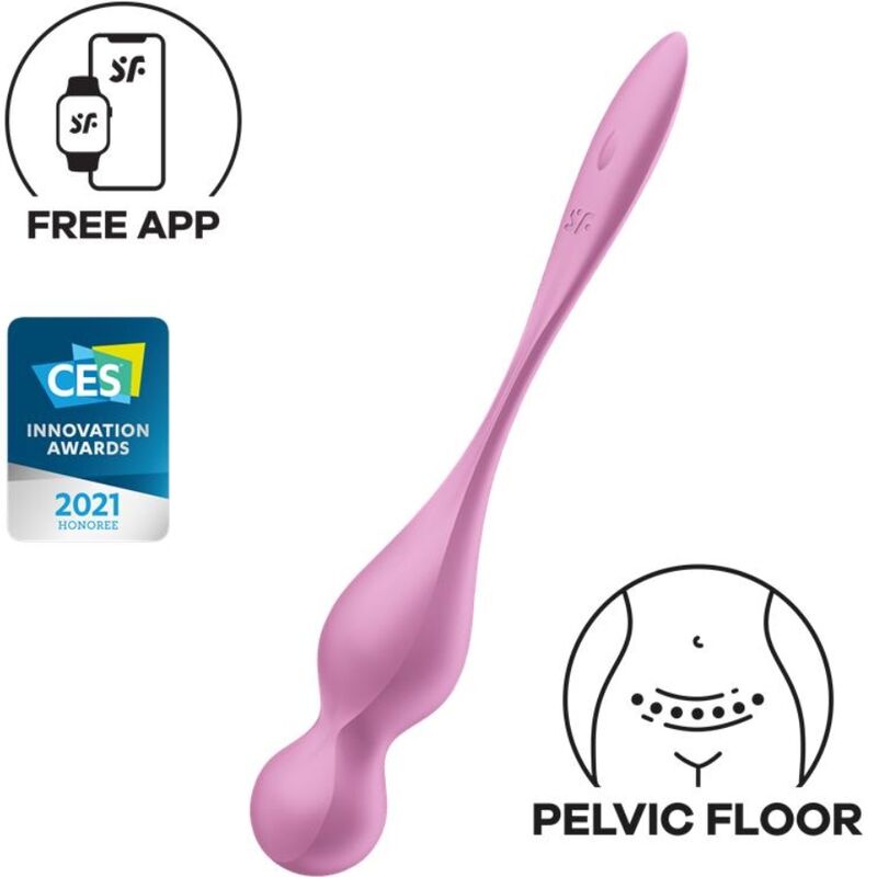 Comprar Satisfyer Love Birds Bolas Kegel Vibradoras Rosa – Diseño Ergonómico Para Bienestar Sexual-Noxtic