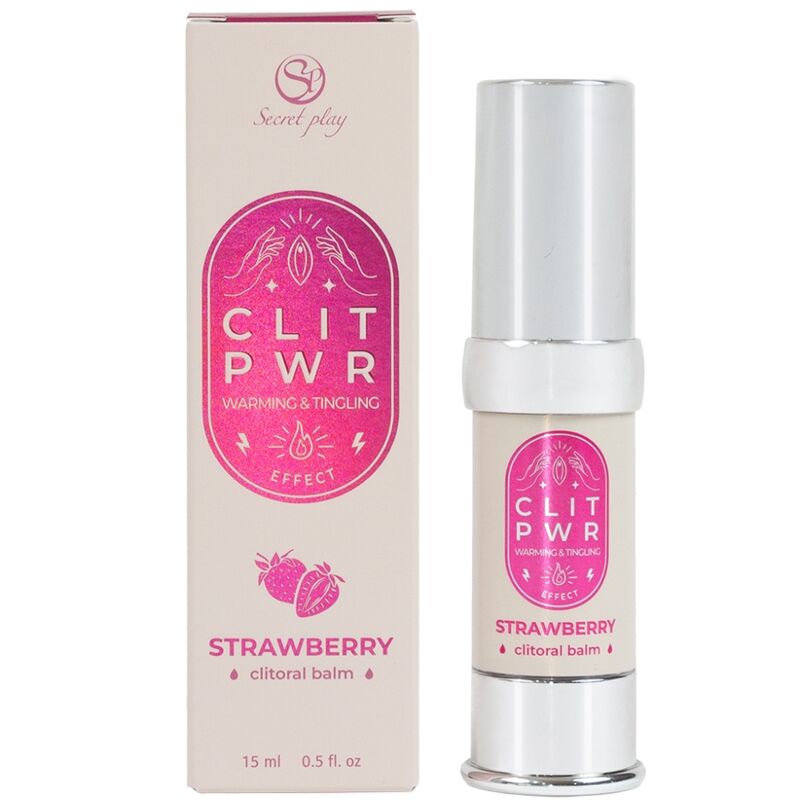 Comprar SECRET PLAY Clit Pwr Bálsamo De Clítoris De Fresa – Estimulante Con Sabor Para Bienestar Sensual-Noxtic