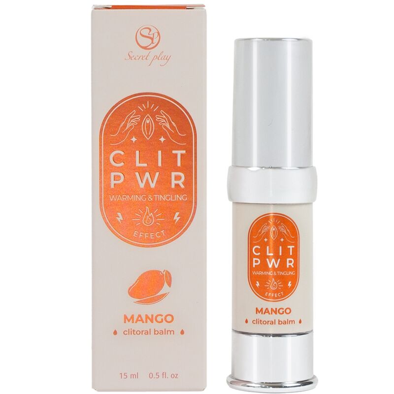 Comprar SECRET PLAY Clit Pwr Bálsamo De Clítoris Mango – Bálsamo Estimulante Con Efecto Calor Para Placer Intenso-Noxtic