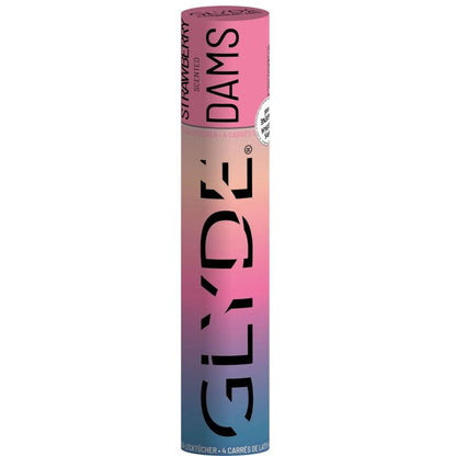 Comprar SHEER GLYDE Dams Láminas Latex Fresa – Barrera Segura Para Nuevas Sensaciones-Noxtic