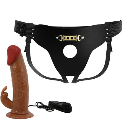 Comprar Pretty Love Marion Harness Briefs – Arnés Ajustable Con Consolador Vibrador De 19 Cm Para Placer Compartido-Noxtic