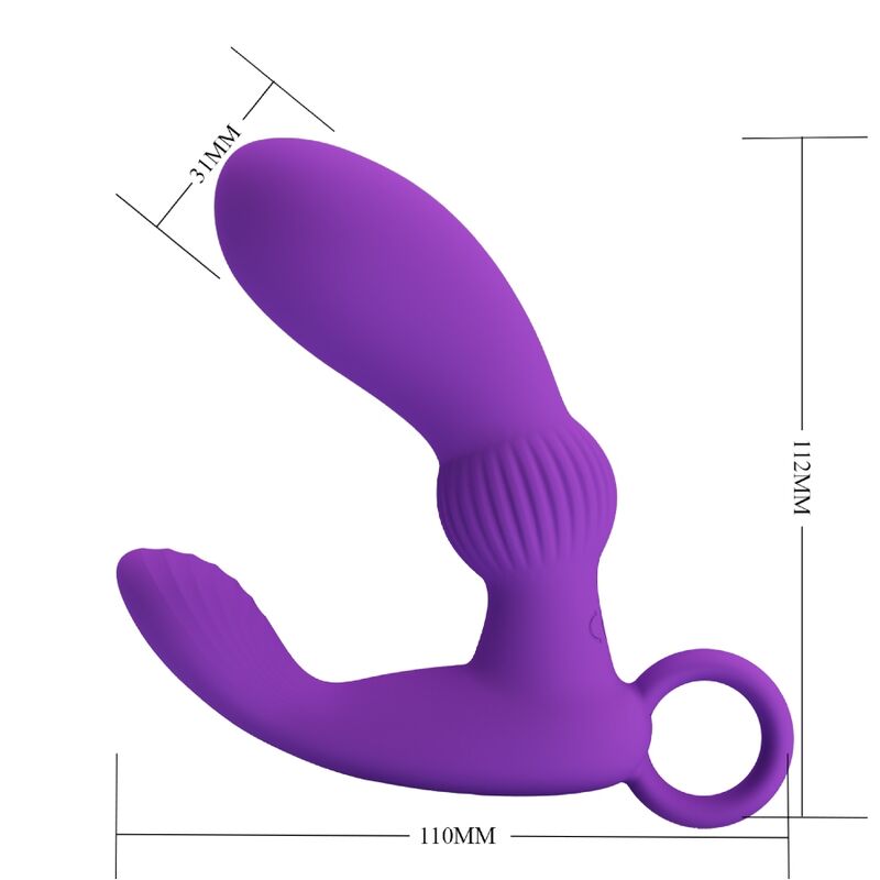 Comprar PRETTY LOVE Cayla Masajeador Vibrador Anal Lila – Diseño Elegante Para Placer Intenso-Noxtic