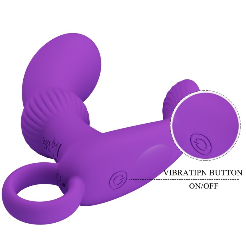 Comprar PRETTY LOVE Cayla Masajeador Vibrador Anal Lila – Diseño Elegante Para Placer Intenso-Noxtic