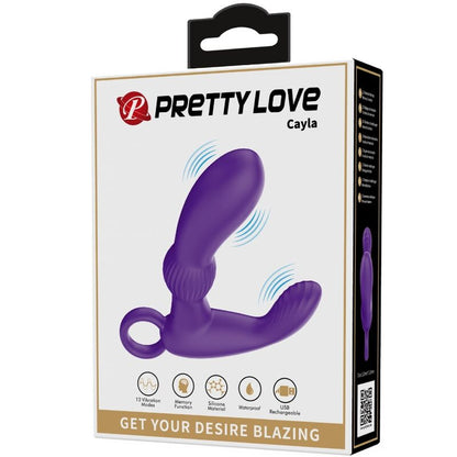 Comprar PRETTY LOVE Cayla Masajeador Vibrador Anal Lila – Diseño Elegante Para Placer Intenso-Noxtic