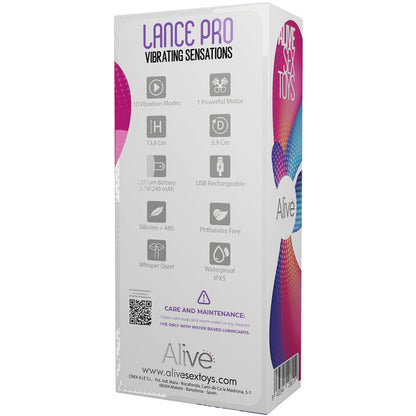 Comprar ALIVE Lance Pro Estimulador Anal Rosa – Silicona Médica Hipoalergénica Para Placer Sofisticado-Noxtic