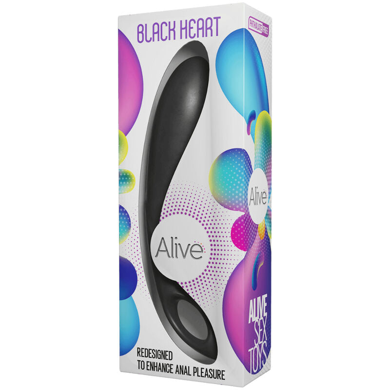 Comprar ALIVE Black Heart Estimulador – Diseño Ergonómico Para Placer Íntimo Con Estilo-Noxtic