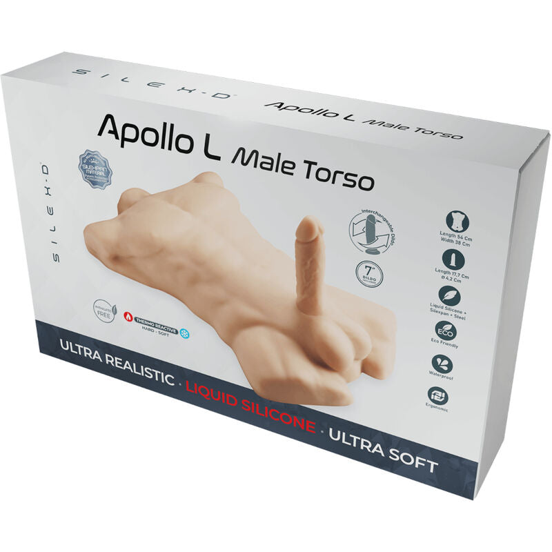 Comprar SILEXD Apollo L Torso Realista Masculino – Diseño Innovador Para Exploración Sensorial-Noxtic