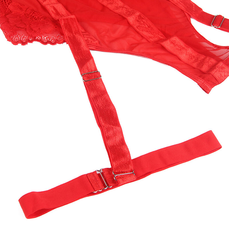 Comprar SUBBLIME Teddy Con Ligueros Rojo S M – Diseño Elegante Para Mayor Confianza y Comodidad-Noxtic